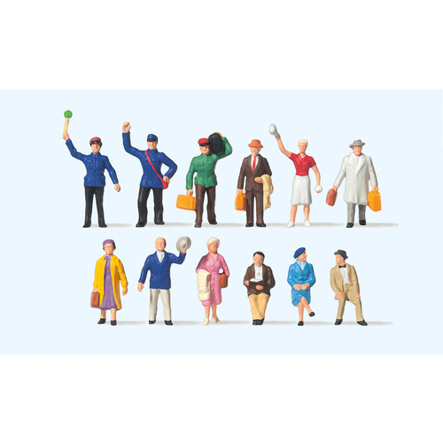 Preiser - 1:120 Personnel,Passengers & Seated - 75000