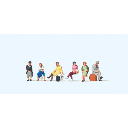 Preiser - 1:120Seated Travellers (6) - 75037