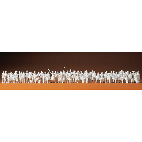 Preiser - 1:120 U/P Pssgrs,Pssrs-By,R/Way(72Figs) - 75100