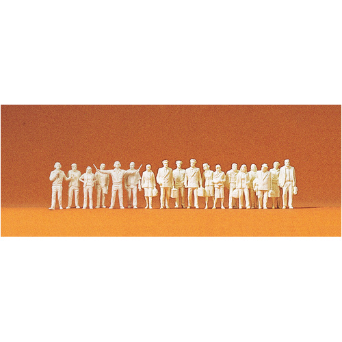 Preiser - 1:144 U/P Civilian Airline Personnel - 77102