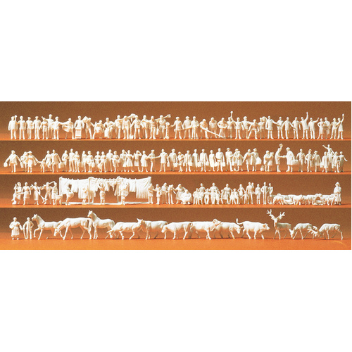Preiser - N Unpainted Figures, Animals - 79000