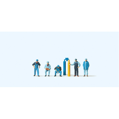 Preiser - N Us Railway Personnel/Welders - 79214