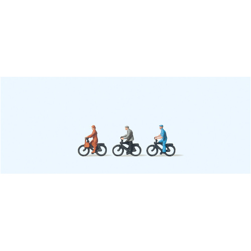 Preiser - 1:200 Cyclists (3) - 80911