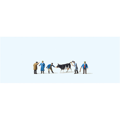 Preiser - Z Cattle At Market - 88544