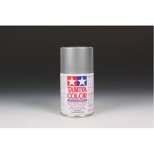Tamiya - Spray Silver - For Polycarbonate -100ml - 86012-A00
