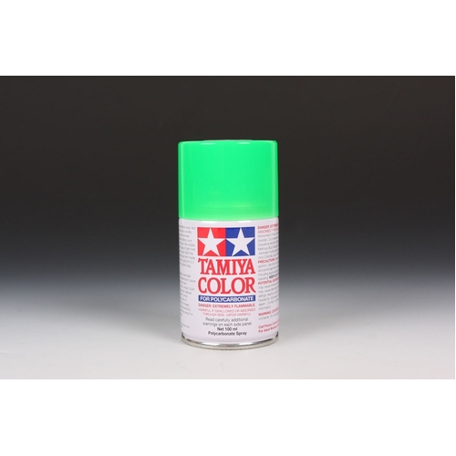 Tamiya - Spray Flouro Green - For Polycarbonate -100ml - 86028-A00