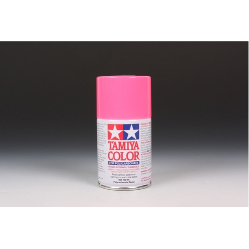 Tamiya - Spray Flouro Pink - For Polycarbonate -100ml - 86029-A00