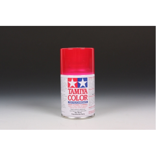 Tamiya - Spray Translucent Red - For Polycarbonate -100ml - 86037-A00