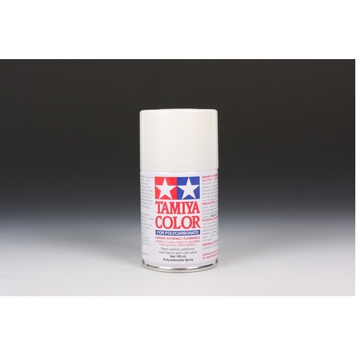 Tamiya - Spray Pearl White - For Polycarbonate -100ml - 86057-A00