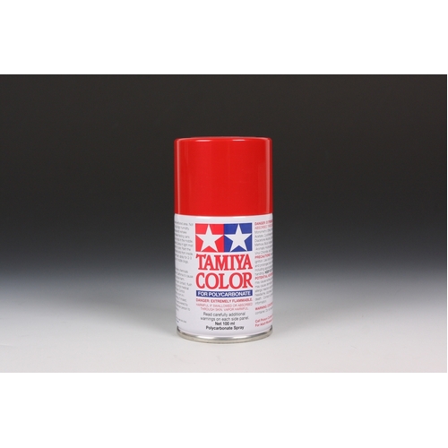 Tamiya - Spray Bright Mica Red - For Polycarbonate -100ml - 86060-A00