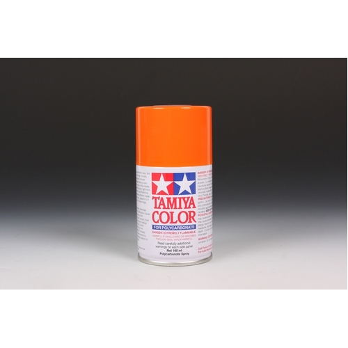 Tamyia - PS-62 Pure Orange Polycarbonate Spray Paint - 86062-A00