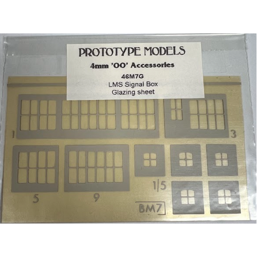 Prototype Models - OO LMS Signal Box Glazing