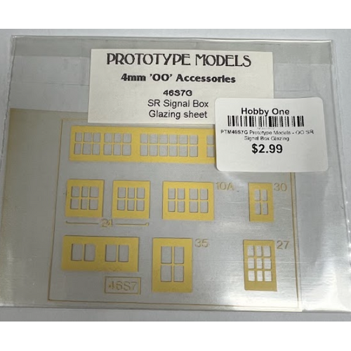 Prototype Models - OO SR Signal Box Glazing