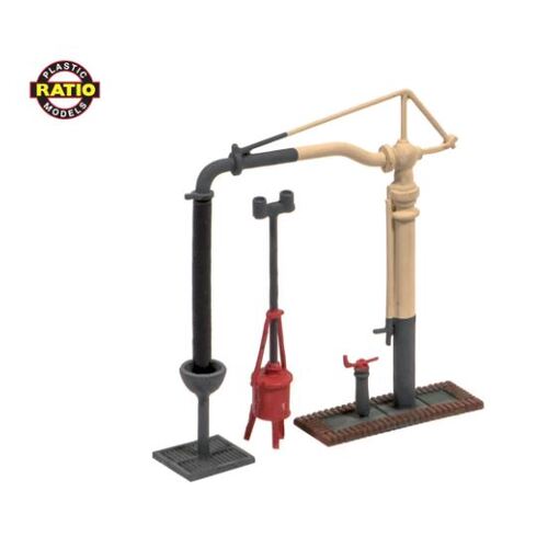 Ratio - N gauge Water Crane and Fire Devil 212