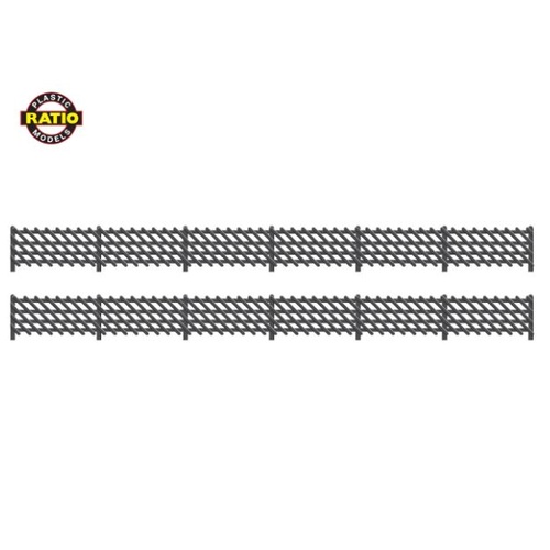 OO LMS Station Fencing Black
