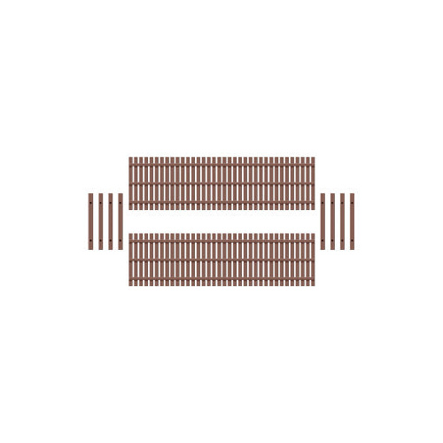 OO Wooden Fencing-Modern