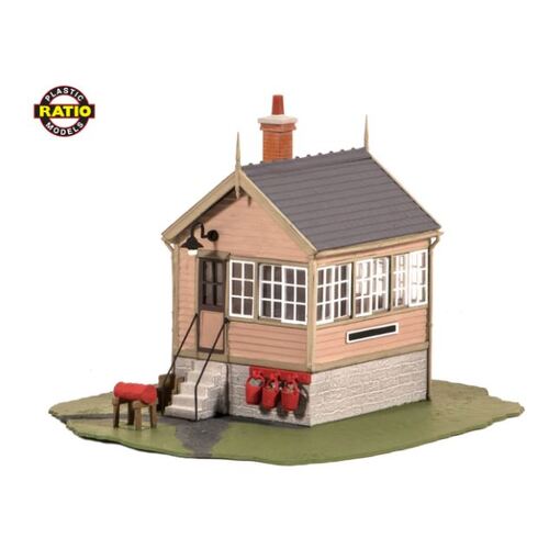 Ratio - OO Platform Signalbox 4mm
