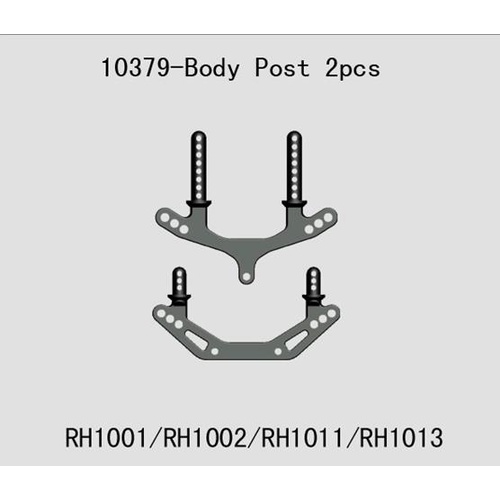 River Hobby - Body Post (2 Pce) (RH-1018)  - RH-10379
