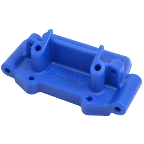 RPM - Front Bulkhead for most 1/10 scale Traxxas 2wd Vehicles (Blue)