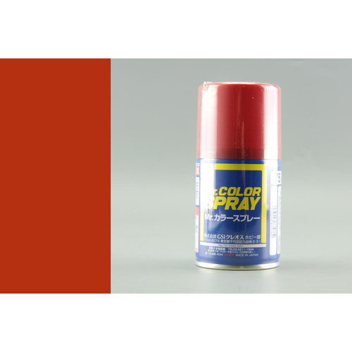 Mr Color Spray Paint - Metallic/Gloss Red - S-075