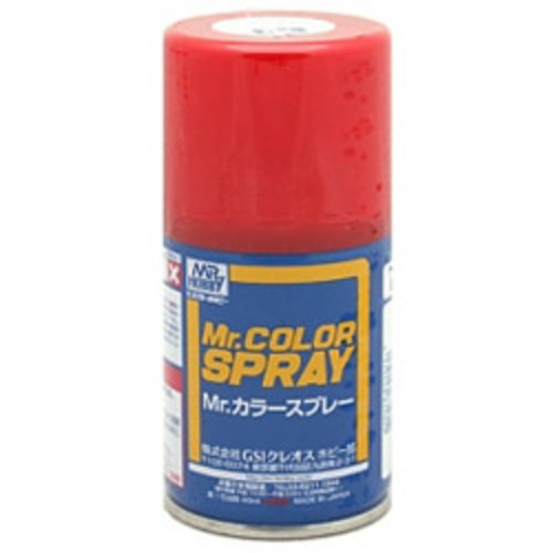 Mr Color Spray Paint - Gloss Shine Red - S-079