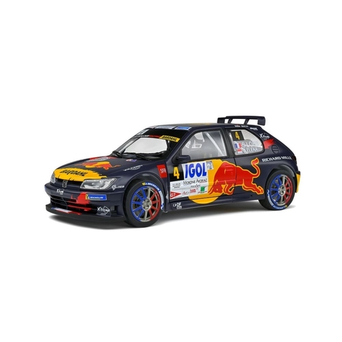 Solido - 1/18 PEUGEOT 306 MAXI BLACK RALLY DU MONT BLANC 2021 - S1808301