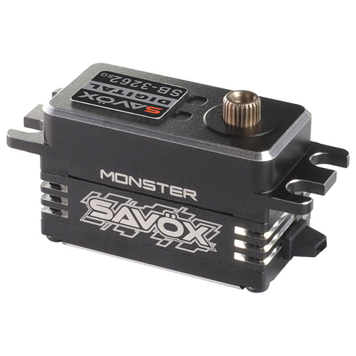 SAVOX - SAVOX HV LOW PROFILE BRUSHLESS CNC SERVO 28KG/0.08S@7.4V