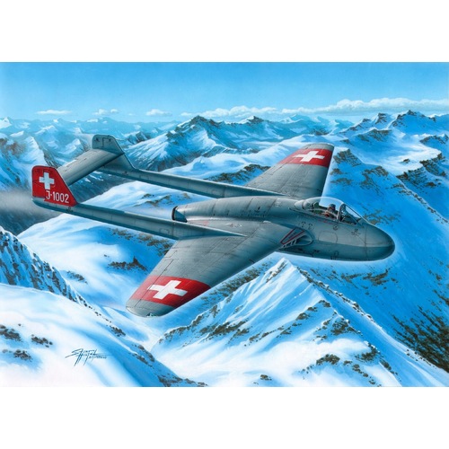 Special Hobby - 1/72 DH.100 Vampire Mk.I 'The First Jet Guardians of Neutrality' Plastic Model Kit