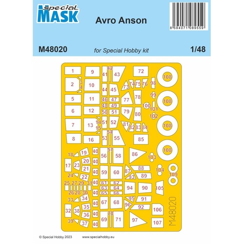 Special Hobby 1/48 Avro Anson MASK