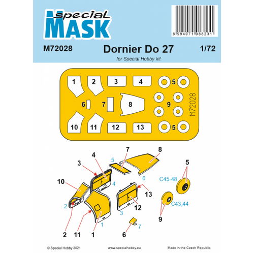 Special Hobby 1/72 Dornier Do.27 Mask