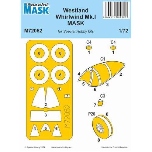 Special Hobby 1/72 Westland Whirlwind Mk.I MASK