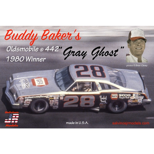 Salvinos Jr - 1/25 Buddy Bakers Gray Ghost #28 Oldsmobile