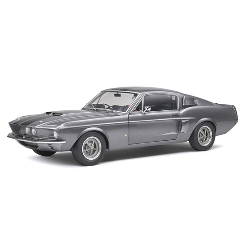 Solido - 1/18 1967 Shelby GT500 Grey w/Black Stripes