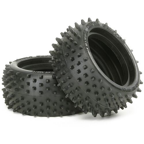 Tamiya - Square Spike Tyre - Size 60/29 (2 Pce)