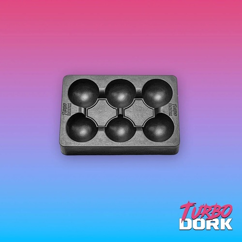 Turbo Dork - Turbo Dork Small Black Non-Stick Silicone Dry Palette