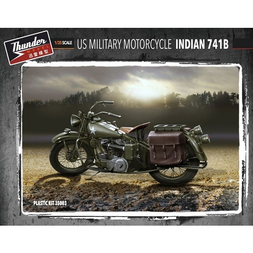 Thunder Model - 1/35 US Military Motorcycle Indian 741B