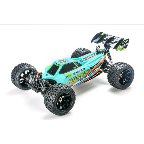 Car - 1/8 XL Electric - 4WD Truggy - RTR - 2500kv Brushless Motor - 4S - Waterproof - Team Magic TEKEN Blue