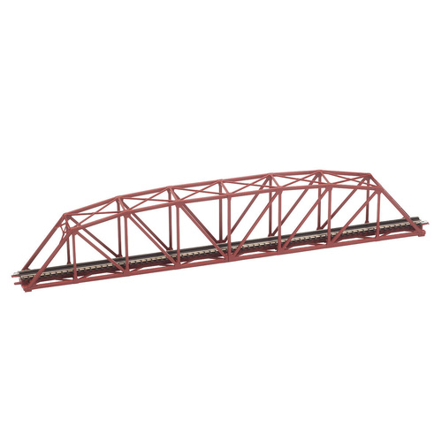 Tomix N 3278 Single Truss Curve Iron Bridge Straight 420mm Red