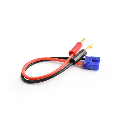 3.5mm male EC3 connector to 4.0mm connector charging cable 16AWG 15cm silicone wire