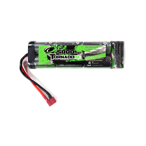 Tornado Rc - Battery 8.4V Nimh 5000Mah Flat w/T-plug