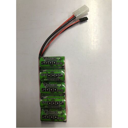 Tornado RC - Baja Buggy Battery NIMH 5000mah 6.0V FLAT