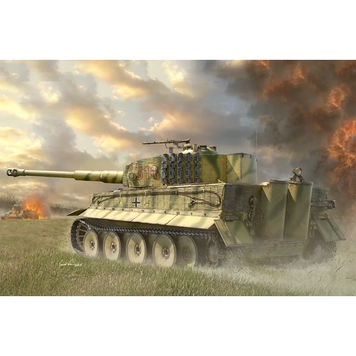 Trumpeter - 1/16 Pz.Kpfw.VI Ausf.E Sd.Kfz.181 Tiger I (Medium Production) Plastic Model Kit