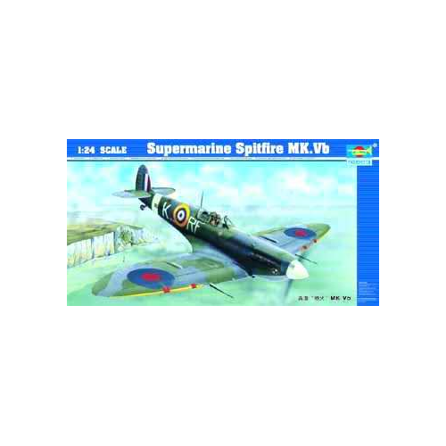 Trumpeter 1/24 Supermarine spitfire MK.Vb Plastic Model Kit [02403]
