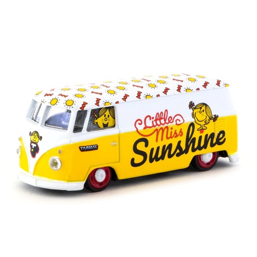 Tarmac Works - 1/64 VW Type II (T1) Panel Van - Mr. Men Little Miss - Little Miss Sunshine - TW64S-005-MMLM