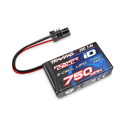 Traxxas - Battery 2s 750mah to suit TRX-4M (2821)