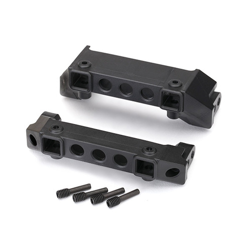 Traxxas - Bumper Mounts - Front & Rear/Screw Pins (4) (8237)