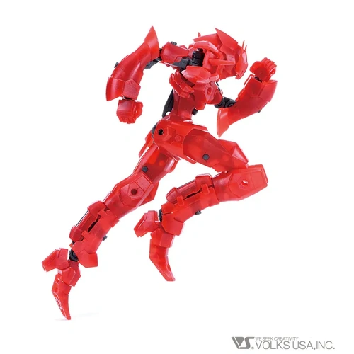 VLOCKer's NEXATE PRIME Red/Gun Metallic ver. Plastic Model Kit