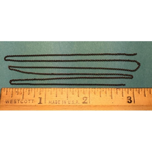 Walthers - HO 12"Black Chain 40 Links/inch