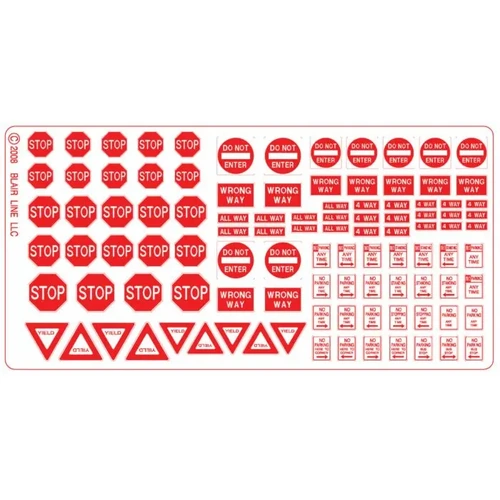 Walthers - HO Regulatory Signs #2