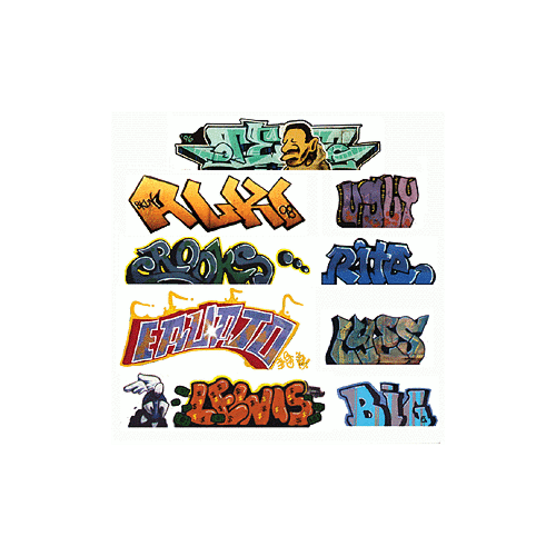 Walthers - HO Scale Graffiti Decal MegaSet #2 (9)